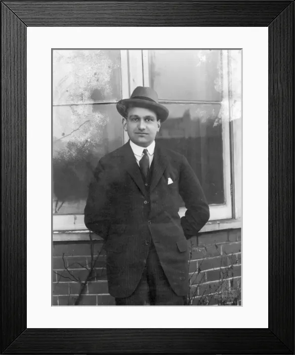 Framed Print : Frederick Handley Page in 1914 Framed Print : Frederick Handley Page in 1914