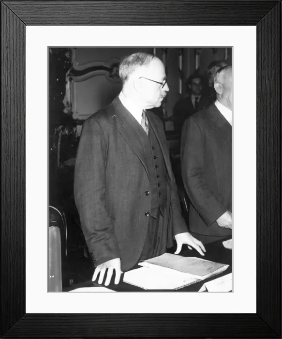 Framed Print : Sir Henry Thomas Tizard 1885-1959 Framed Print : Sir Henry Thomas Tizard 1885-1959