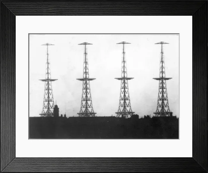 Framed Print : CH transmitter masts Framed Print : CH transmitter masts