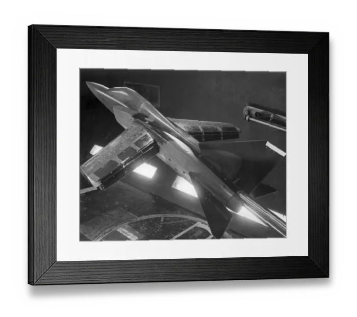 Framed Print : Wind-tunnel model of the BAC P45 Framed Print : Wind-tunnel model of the BAC P45