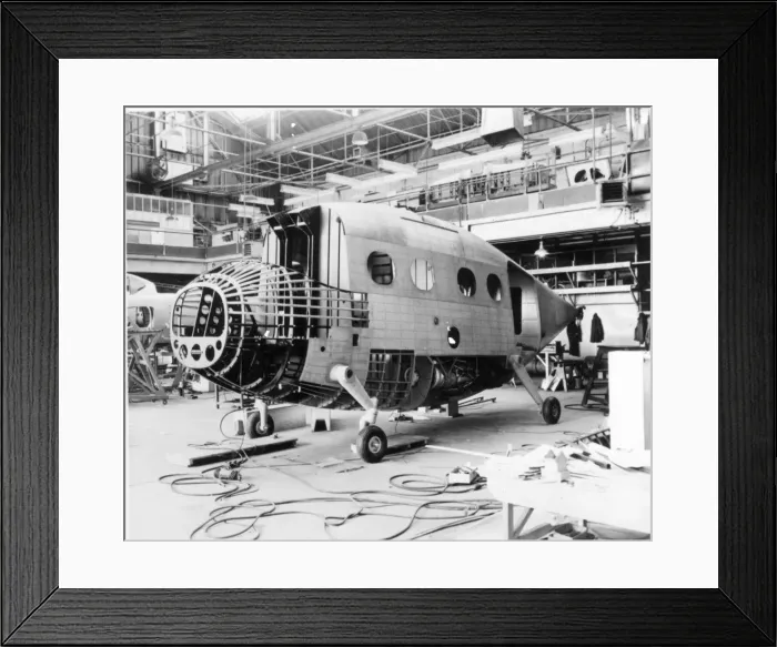 Framed Print : Hunting Percival P74 XK889 during construction Framed Print : Hunting Percival P74 XK889 during construction