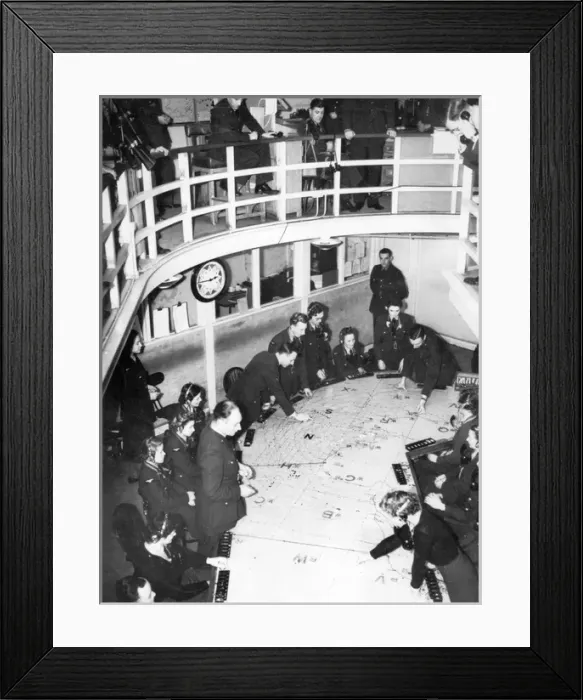 Framed Print : Filter Room at Headquarters Fighter Command Framed Print : Filter Room at Headquarters Fighter Command