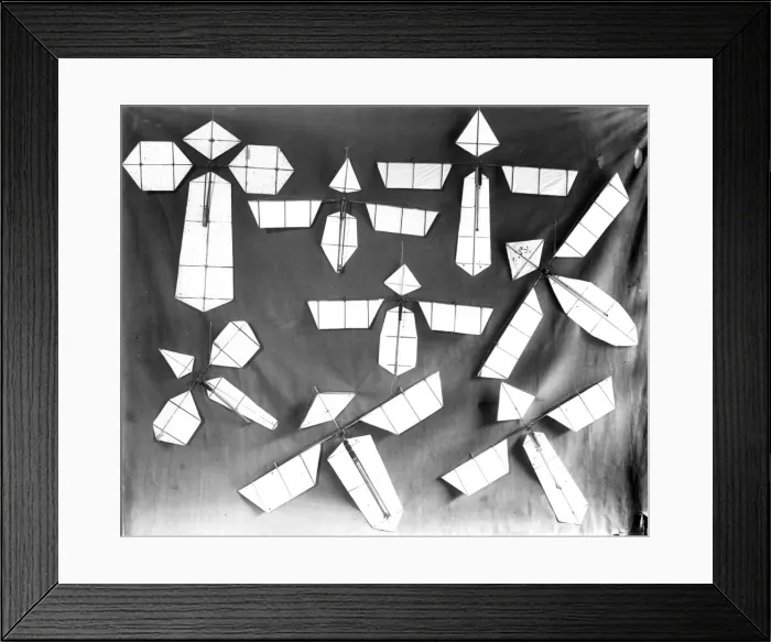 Framed Print : Various flying machine models 8 Framed Print : Various flying machine models 8