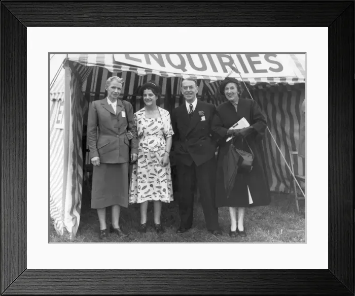 Framed Print : Outside the Enquiries Tent Framed Print : Outside the Enquiries Tent