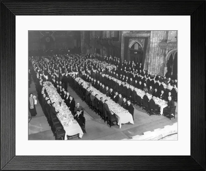 Framed Print : The Royal Aeronautical Societys 80th anniversary dinner Framed Print : The Royal Aeronautical Societys 80th anniversary dinner