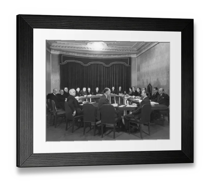 Framed Print : The Council of the Royal Aeronautical Society 1950 Framed Print : The Council of the Royal Aeronautical Society 1950