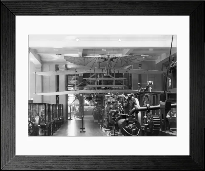 Framed Print : Lilienthal Glider and Wright Flyer Framed Print : Lilienthal Glider and Wright Flyer