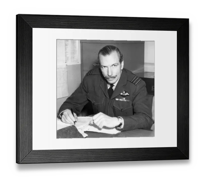 Framed Print : Wing Commander Kenneth Horatio Wallis MBE Framed Print : Wing Commander Kenneth Horatio Wallis MBE