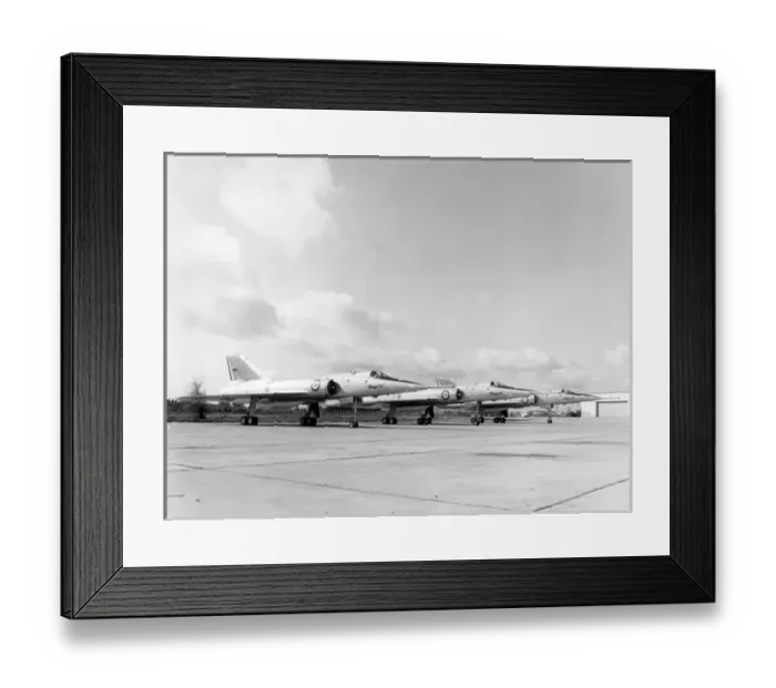 Framed Print : Three Dassault Mirage IVAs at Bordeaux Merignac airfield Framed Print : Three Dassault Mirage IVAs at Bordeaux Merignac airfield