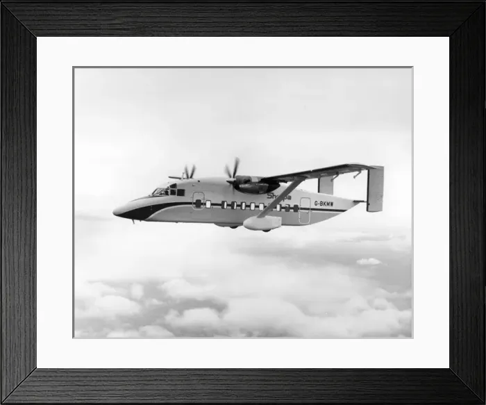 Framed Print : Short 330 Sherpa G-BKMW Framed Print : Short 330 Sherpa G-BKMW