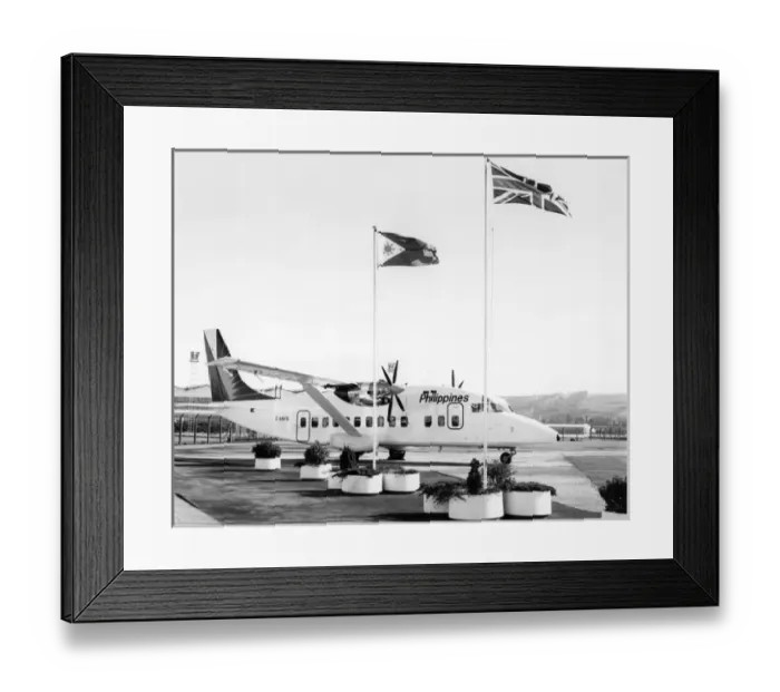 Framed Print : The first Short 360-300 G-BNFB for Philippine Airlines Framed Print : The first Short 360-300 G-BNFB for Philippine Airlines