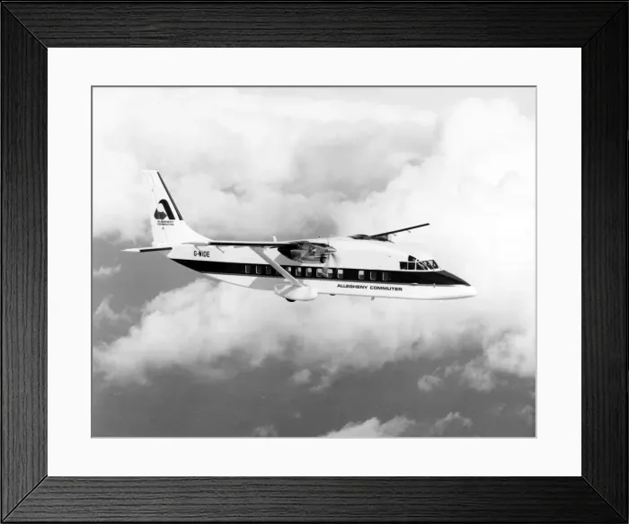 Framed Print : Short 360 G-WIDE of Allegheny Commuter Framed Print : Short 360 G-WIDE of Allegheny Commuter