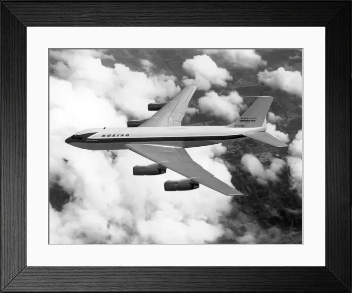 Framed Print : Boeing Dash 80 N70700 16 May 1972 Framed Print : Boeing Dash 80 N70700 16 May 1972