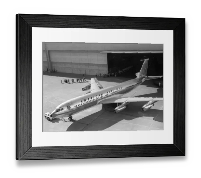 Framed Print : The first Boeing 707-123 N7501A for American Airlines Framed Print : The first Boeing 707-123 N7501A for American Airlines