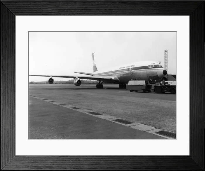 Framed Print : Boeing 707 of British Midland Framed Print : Boeing 707 of British Midland