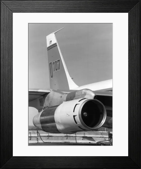 Framed Print : Boeing Q707 fitted with quieter engine air intakes Framed Print : Boeing Q707 fitted with quieter engine air intakes