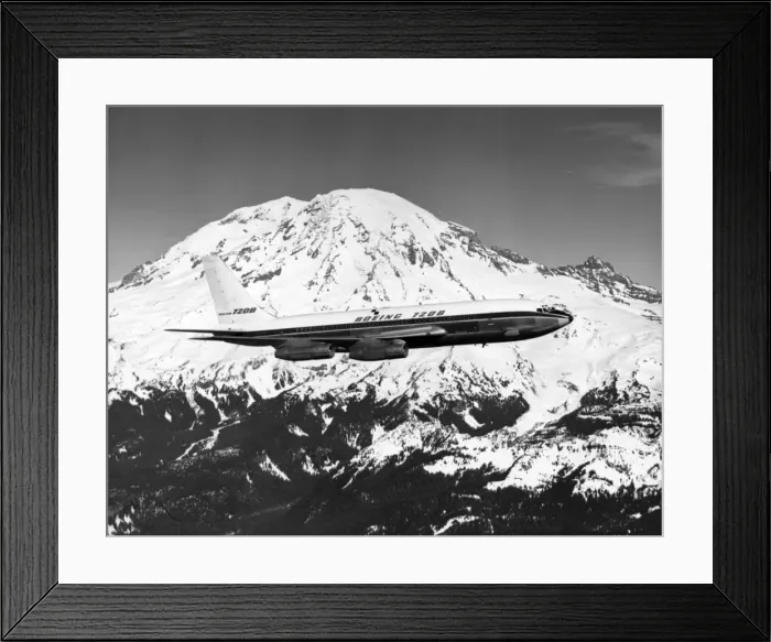 Framed Print : Boeing 720-040B N68646 Framed Print : Boeing 720-040B N68646