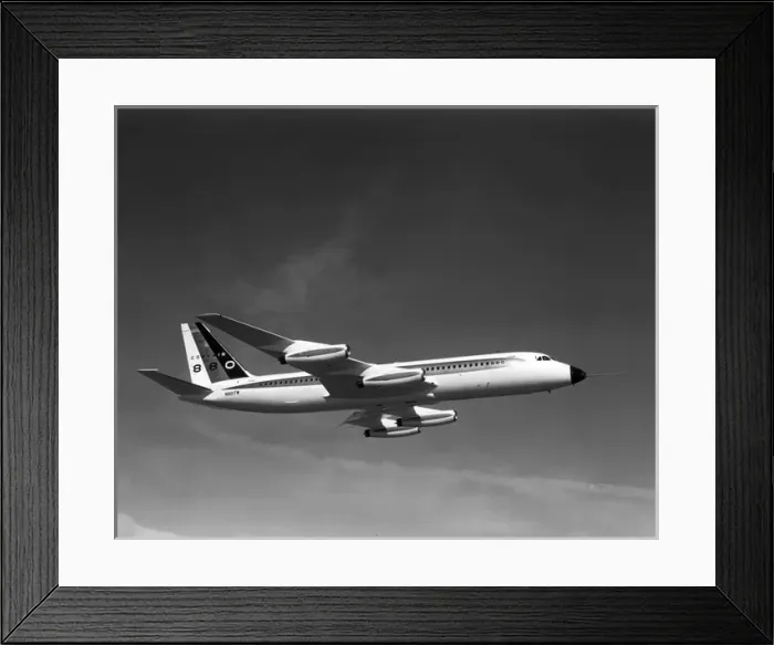 Framed Print : The seventh flight of the first Convair 880 N801TW Framed Print : The seventh flight of the first Convair 880 N801TW