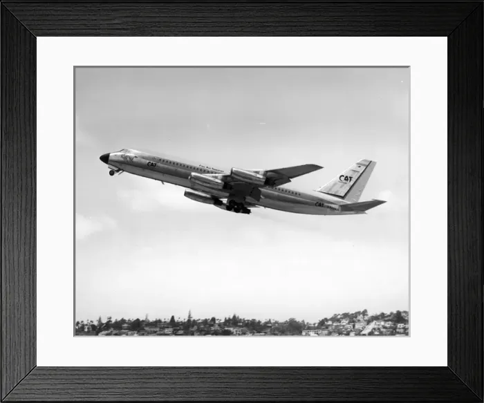 Framed Print : The first Convair 880-M N8486H Framed Print : The first Convair 880-M N8486H