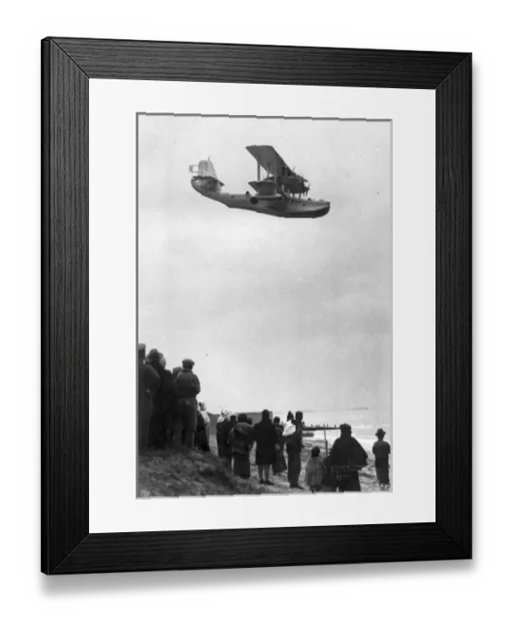 Framed Print : Short-Kawanishi KF1 flying at Naruo in 1931 Framed Print : Short-Kawanishi KF1 flying at Naruo in 1931
