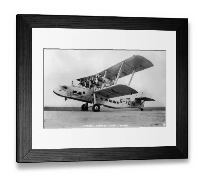 Framed Print : Short L17 Syrinx G-ACJK of Imperial Airways Framed Print : Short L17 Syrinx G-ACJK of Imperial Airways