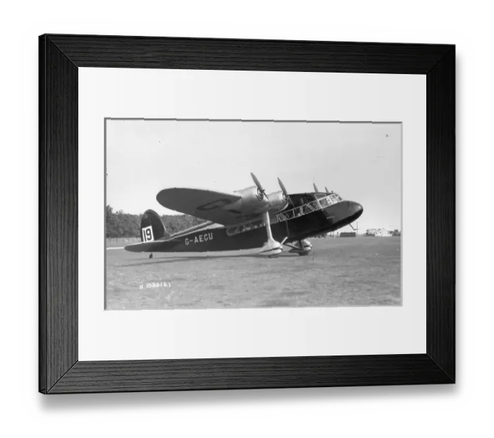 Framed Print : Short S22 Scion Senior G-AECU Framed Print : Short S22 Scion Senior G-AECU