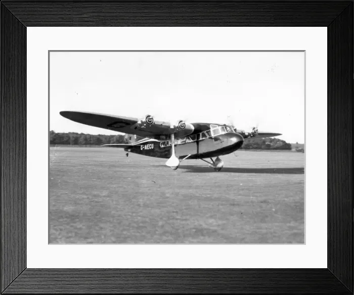 Framed Print : Short S22 Scion Senior G-AECU Framed Print : Short S22 Scion Senior G-AECU