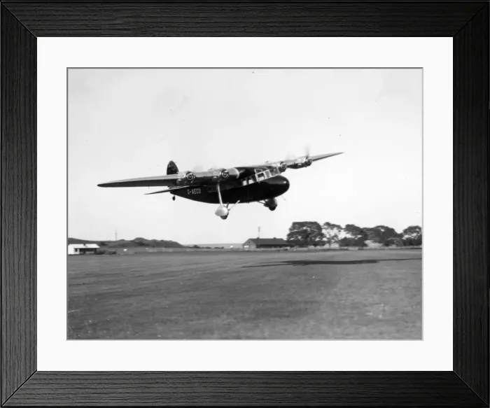Framed Print : Short S22 Scion Senior G-AECU Framed Print : Short S22 Scion Senior G-AECU