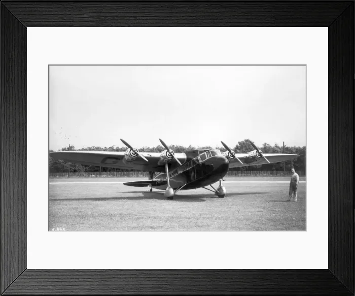 Framed Print : Short S22 Scion Senior G-AECU Framed Print : Short S22 Scion Senior G-AECU