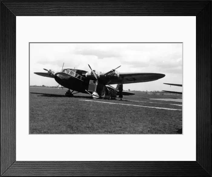 Framed Print : Short S22 Scion Senior G-AECU Framed Print : Short S22 Scion Senior G-AECU