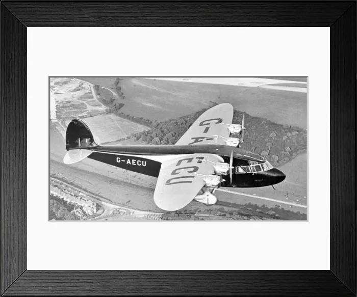 Framed Print : Short S22 Scion Senior G-AECU Framed Print : Short S22 Scion Senior G-AECU