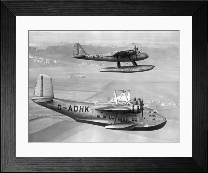 Framed Print : Short-Mayo composite aircraft Framed Print : Short-Mayo composite aircraft