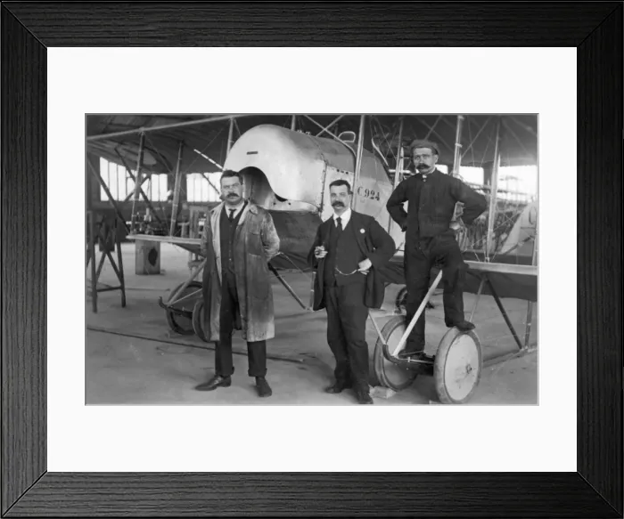 Framed Print : Re-assembly of a Caudron G3 for the British government Framed Print : Re-assembly of a Caudron G3 for the British government