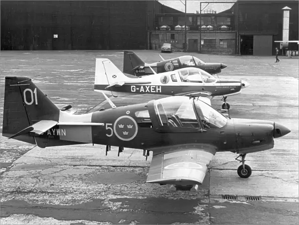 1st two prototypes of the Scottish Aviation Bulldog