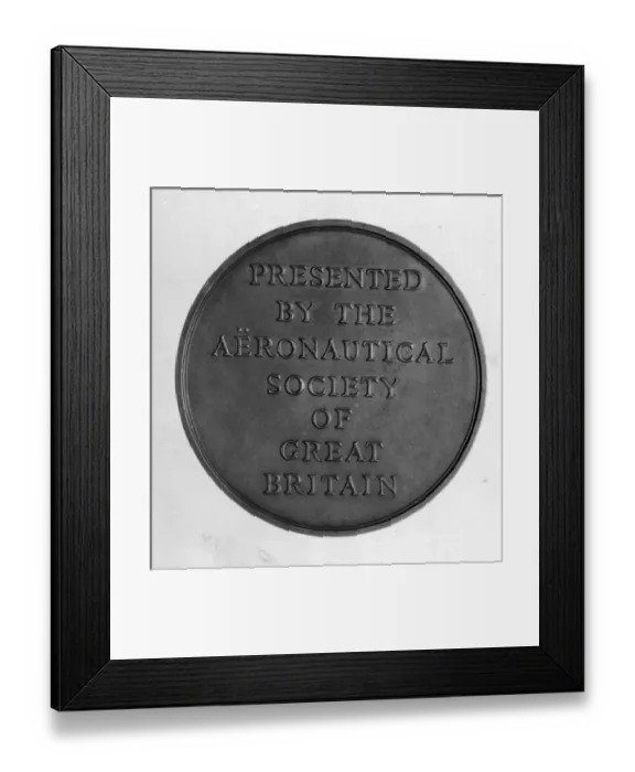 Framed Print : Aeronautical Society of Great Britain (Gold Silver Bronze) Framed Print : Aeronautical Society of Great Britain (Gold Silver Bronze)