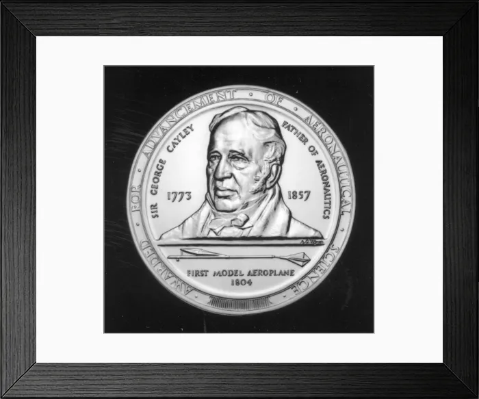 Framed Print : British Gold Medal for Aeronautics Framed Print : British Gold Medal for Aeronautics