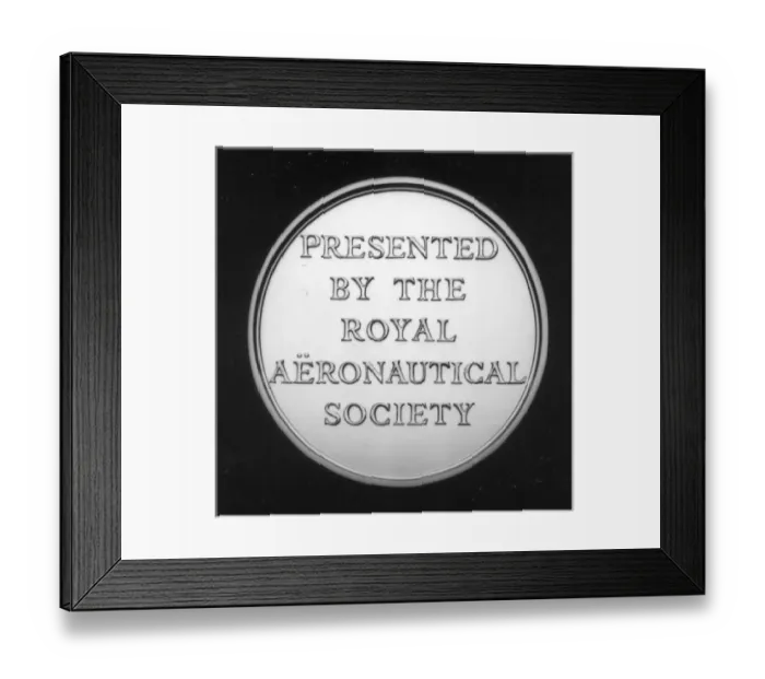 Framed Print : Royal Aeronautical Society (Gold Silver Bronze) Medal Framed Print : Royal Aeronautical Society (Gold Silver Bronze) Medal