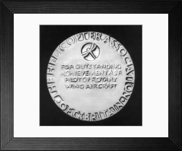 Framed Print : Alan Marsh Medal (reverse) Framed Print : Alan Marsh Medal (reverse)