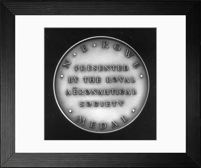 Framed Print : N E Rowe Medal Framed Print : N E Rowe Medal