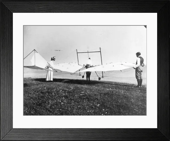 Framed Print : Percy Pilcher with the Hawk Framed Print : Percy Pilcher with the Hawk