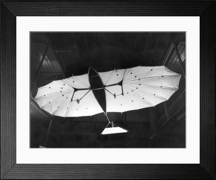 Framed Print : Pilcher Hawk after restoration with new fabric 1964 Framed Print : Pilcher Hawk after restoration with new fabric 1964