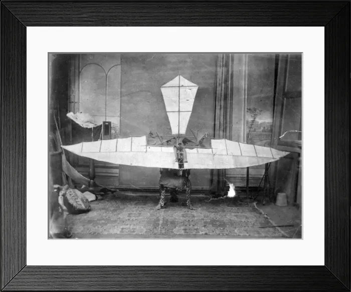 Framed Print : Stringfellow 1848 monoplane model Framed Print : Stringfellow 1848 monoplane model