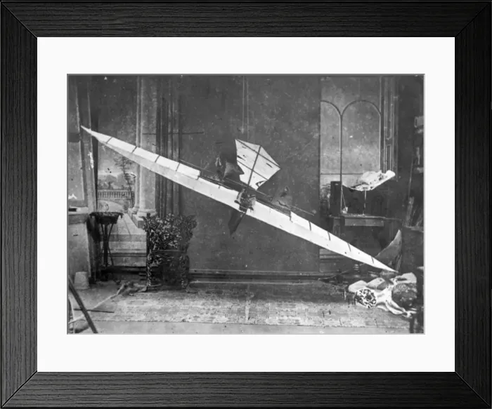 Framed Print : Stringfellow 1848 monoplane model Framed Print : Stringfellow 1848 monoplane model