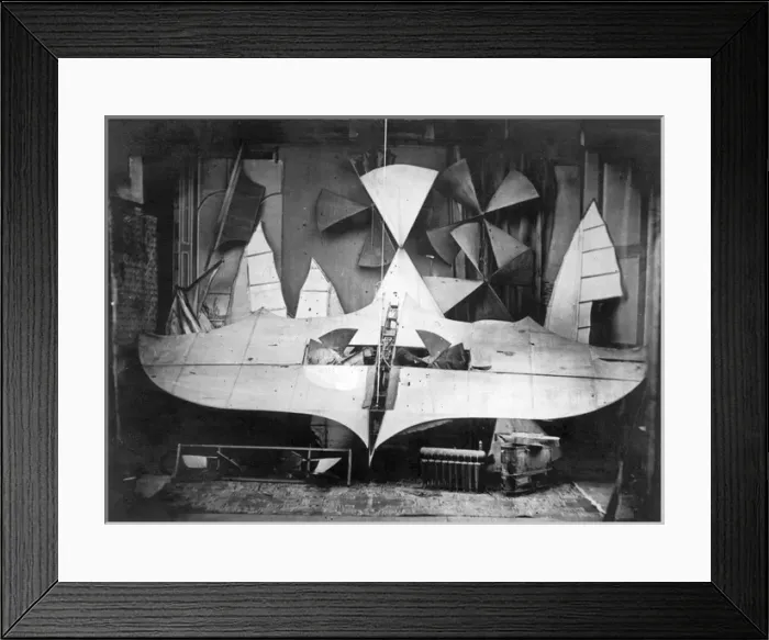 Framed Print : Stringfellow Bat 1848 monoplane model Framed Print : Stringfellow Bat 1848 monoplane model