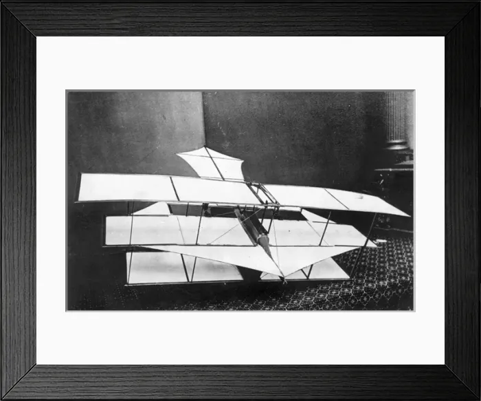 Framed Print : Stringfellow 1868 triplane model Framed Print : Stringfellow 1868 triplane model