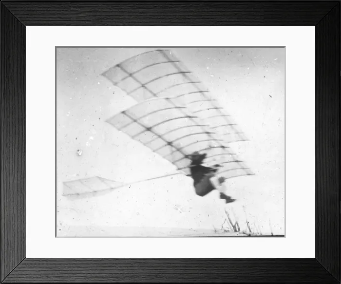 Framed Print : Chanute biplane glider Framed Print : Chanute biplane glider
