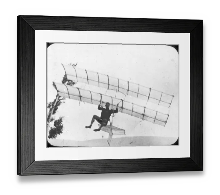 Framed Print : Chanute biplane glider Framed Print : Chanute biplane glider