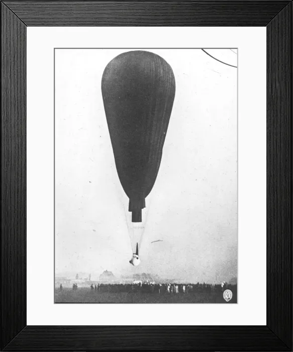 Framed Print : Piccard ready for the ascent 1931-1932 Framed Print : Piccard ready for the ascent 1931-1932