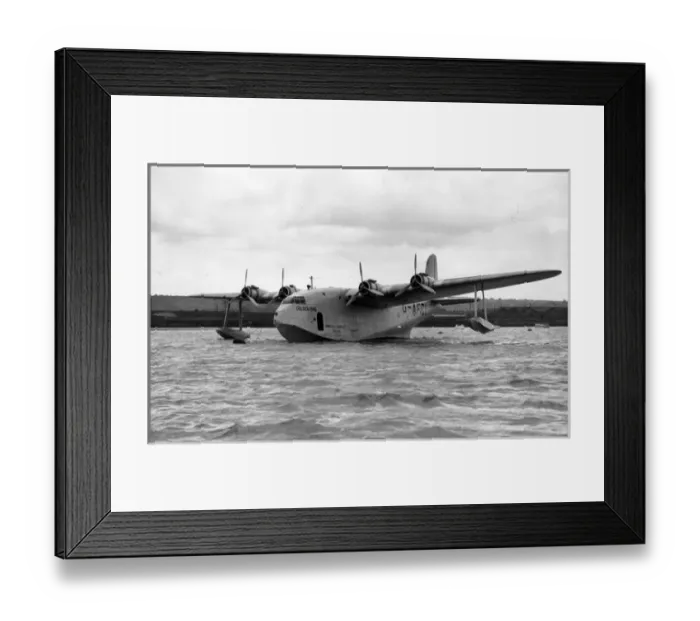 Framed Print : Short S26 G-AFCI Golden Hind Framed Print : Short S26 G-AFCI Golden Hind