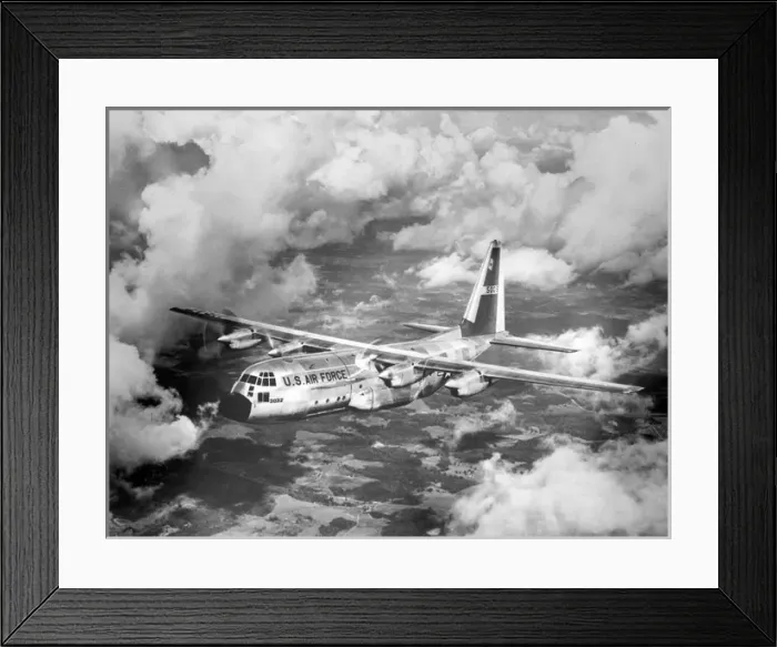 Framed Print : Lockheed C-130A Hercules 55-005 Framed Print : Lockheed C-130A Hercules 55-005